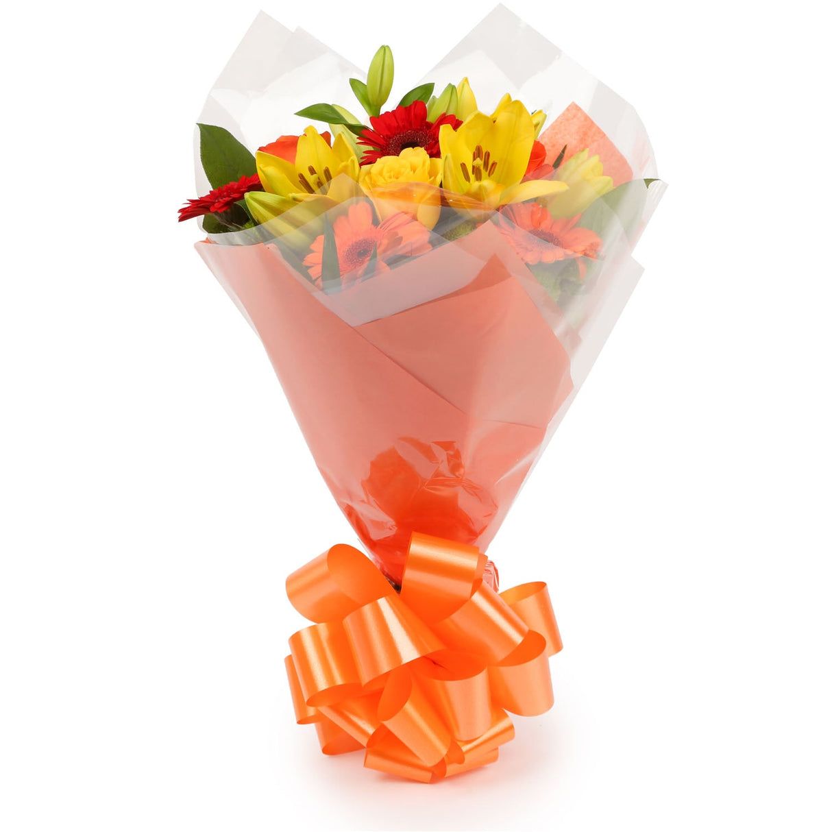 A Red Sunset Bouquet