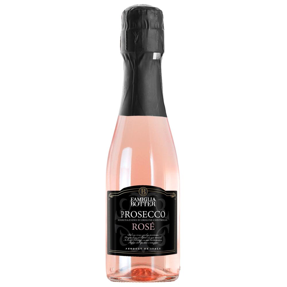 Botter Prosecco Rose 200ml & Rose Fondants Chocolate GiftBotter Prosecco Rose 200ml & Rose Fondants Chocolate Gift Light rose colour. Elegant and intense bouquet. Dry, soft and well-balanced on the palate; round and full bodied structure. Celebrates life'