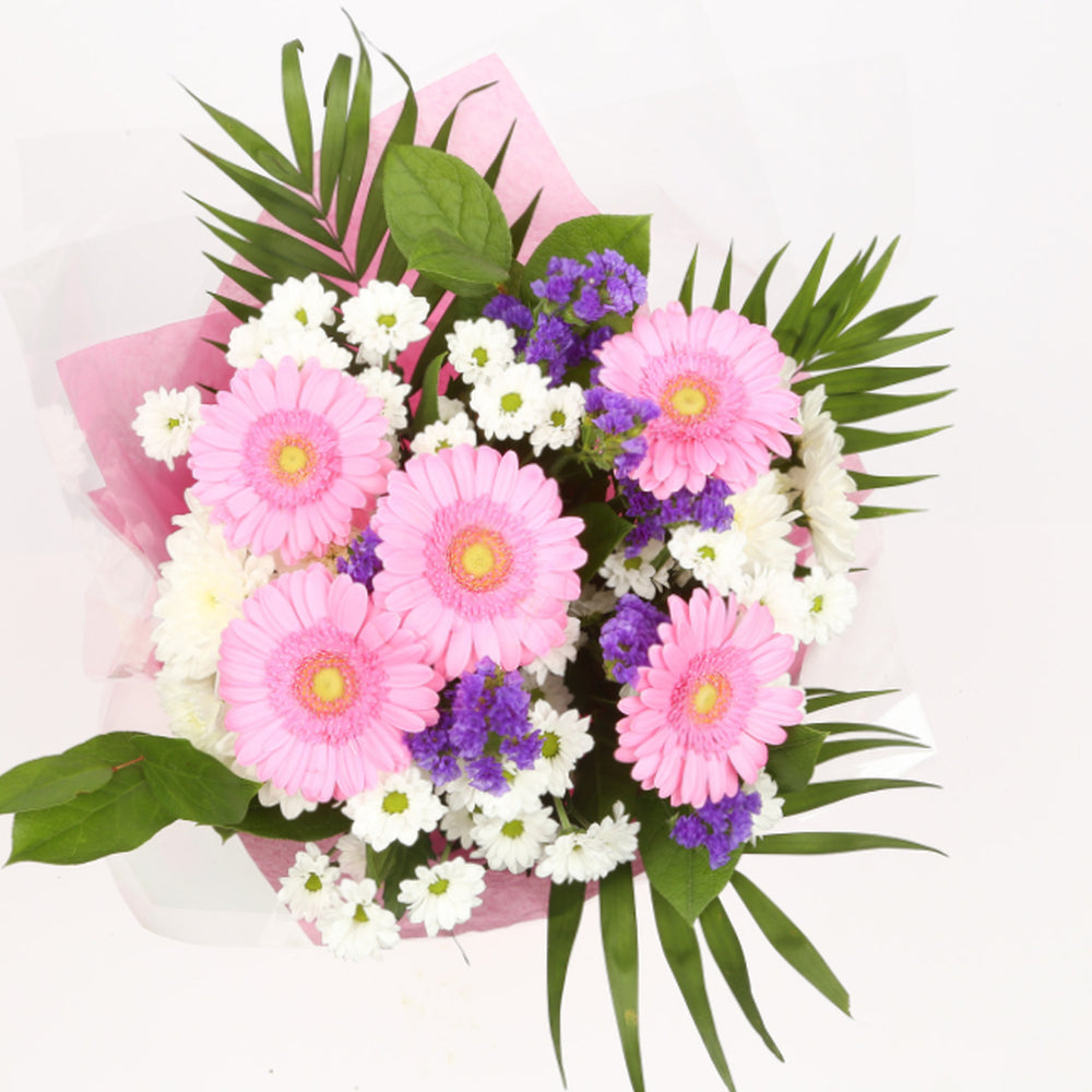Birthday Balloon & Serenity FlowersThis Beautiful Bouquet with Balloon , carefully selected flowers with foliage are expertly arranged to create this dramatic design. This stunning gift is the ultimate gift to create an impression. Beautifully wrapped and