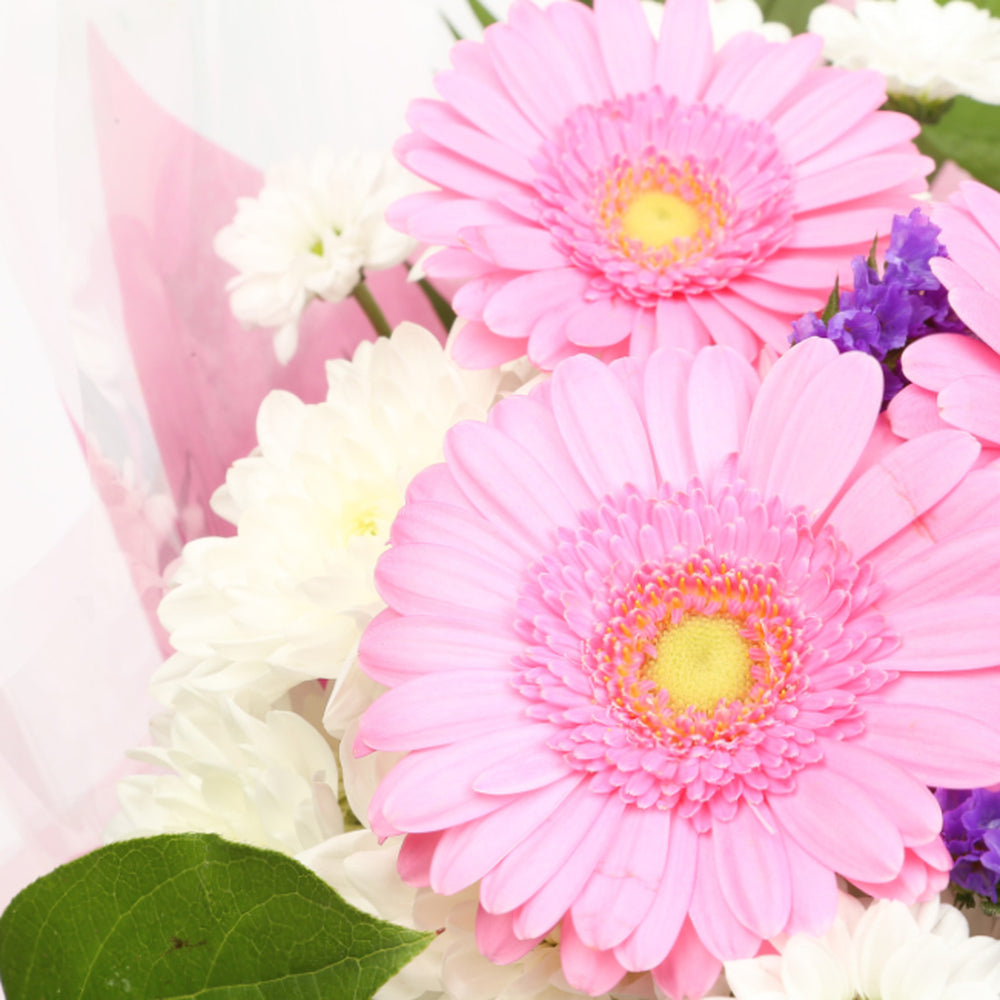 Birthday Balloon & Serenity FlowersThis Beautiful Bouquet with Balloon , carefully selected flowers with foliage are expertly arranged to create this dramatic design. This stunning gift is the ultimate gift to create an impression. Beautifully wrapped and