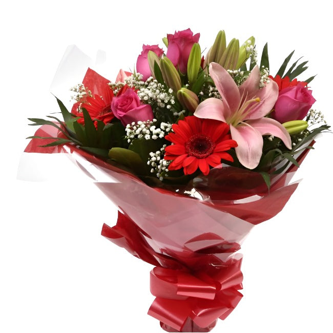 Majestic Luxury BouquetMajestic Luxury Bouquet that Is sure to make someone feel very special. We have chosen the finest flowers to create a breathtaking Bouquet, Beautifully wrapped and tied with ribbon before being delivered.£14.99