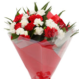 A Red Blooming BouquetA Red Blooming Bouquet flowers Beautifully wrapped and tied with ribbon before being delivered. A Beautiful Bouquet Hand Tied Flowers. Delivering Great Value Fresh Cut Flowers. Add Personalised Message At Checkout. Free Message Gift