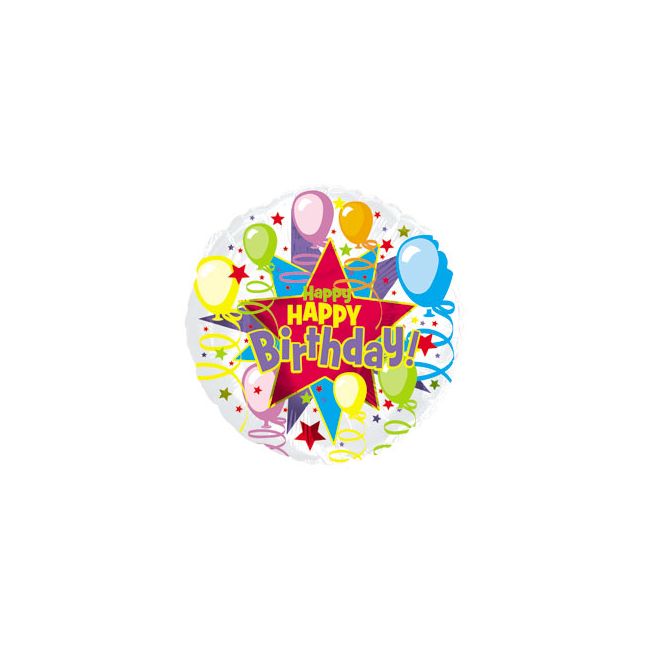 Happy Birthday Balloon & Redsunshine FlowersHappy Birthday Balloon & Beautiful Red Sunshine Orange Bouquet, Roses and Lillies with foliage, wrapped with matching ribbon. Beautifully wrapped and tied with ribbon before being delivered.£19.99