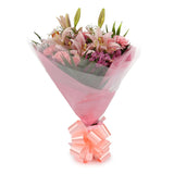 A Lovely Pink Breeze Sympathy Flowers Bouquet