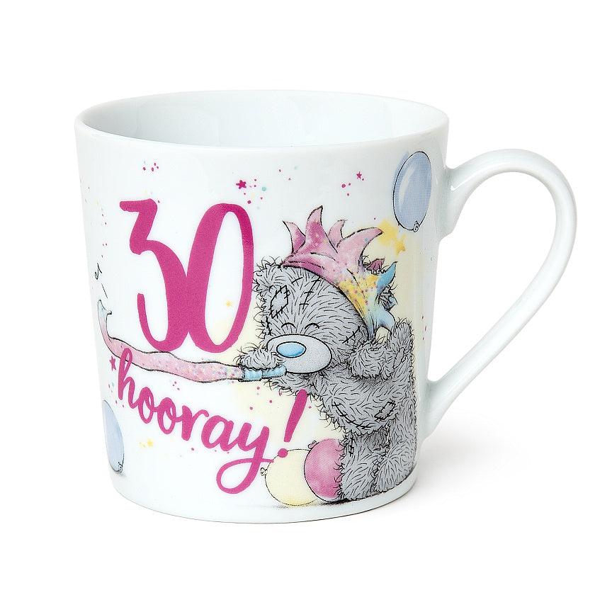30th Boxed Gift Mug Me to You Tatty TeddyMe to You Tatty Teddy '30 Hooray' Boxed Gift Mug Presentation box decorated with colourful brushstrokes and gold foil finish, this is a gift that you know they will love and cherish for years to come. Every single