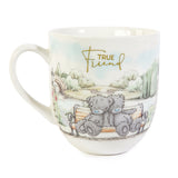 True Friend Me to You Bear Boxed MugTreat your Friend to this beautiful Me to You Bear Mug!Presented in a gift box, this lovely mug features an illustration of Tatty Teddy , with the words "True Friend" printed on the mug.• Mug Capacity 11 fl oz (310ml)•