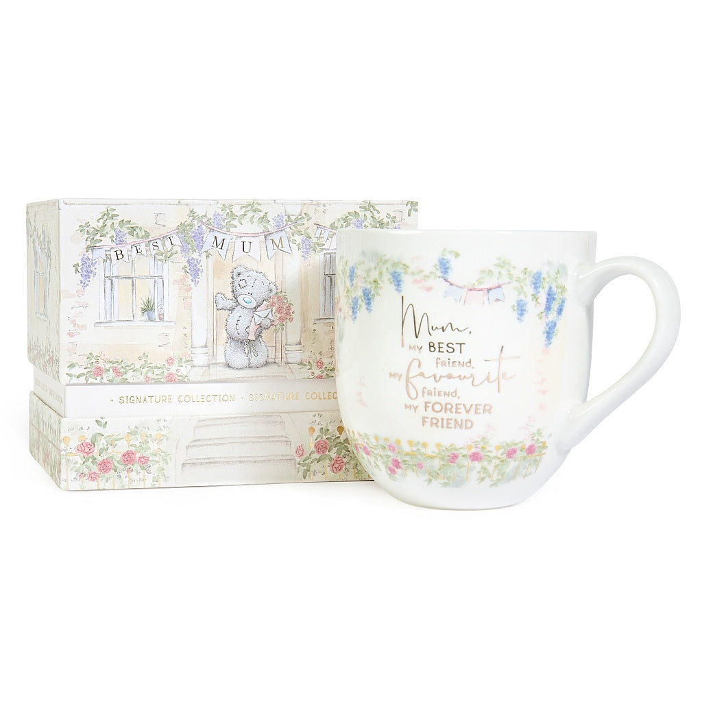 Best Mummy Ever Me to You Bear Boxed MugTreat your Mummy to this beautiful Me to You Bear Mug!Presented in a gift box, this lovely mug features an illustration of Tatty Teddy beside his favourite flowers, with the wording "Mum My Best Friend"• Mug Capacit