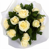 12 White Roses Bouquet12 WhiteRoses, ready to display immediately. Expertly created by our florists Beautifully wrapped.£14.99