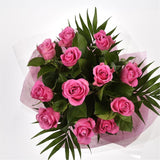 12 Beautiful Pink Roses BouquetPink Roses stylish luxury Pink Roses Bouquet. created by our florist, ready to display immediately.£14.99