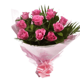12 Luxury Pink Roses BouquetPink Roses Bouquet. Expertly created by our florists, ready to display immediately. Expertly created by our florists Beautifully wrapped and tied with ribbon before being delivered.£14.99