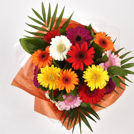 Princess Gerbera BouquetGerbera Princess Flowers Bouquet, Beautiful Colourful Gerberas and foliage are arranged to create this beautiful design stunning Bouquet gift.£12.99