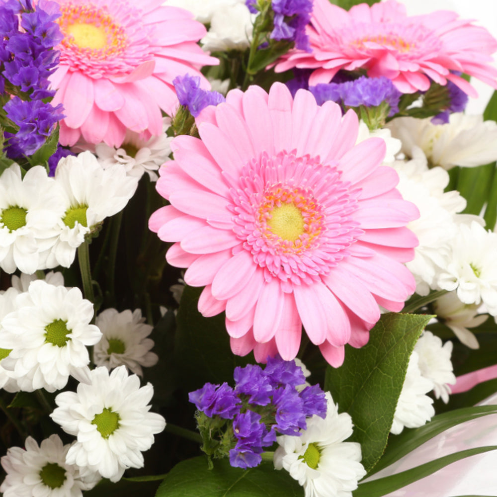 Birthday Balloon & Serenity FlowersThis Beautiful Bouquet with Balloon , carefully selected flowers with foliage are expertly arranged to create this dramatic design. This stunning gift is the ultimate gift to create an impression. Beautifully wrapped and