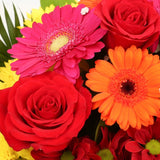 Birthday Balloon & Beauty Blooms Bouquet FlowersThis Beautiful Bouquet, carefully selected flowers with foliage are expertly arranged to create this dramatic design. This stunning gift is the ultimate gift to create an impression. Beautifully wrapped and