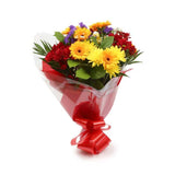 Dazzle Star BouquetThis Beautiful Bouquet, carefully selected flowers with foliage are expertly arranged to create this dramatic design. This stunning gift is the ultimate gift to create an impression. Beautifully wrapped and tied with ribbon before being