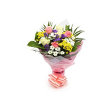 Sweet Floral BouquetThis Beautiful Bouquet, carefully selected flowers with foliage are expertly arranged to create this dramatic design. This stunning gift is the ultimate gift to create an impression. Beautifully wrapped and tied with ribbon before bein
