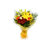 Birthday Balloon & Sun Delight FlowersBalloon & This Beautiful Bouquet, carefully selected flowers with foliage are expertly arranged to create this dramatic design. This stunning gift is the ultimate gift to create an impression. Beautifully wrapped and