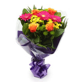 Birthday Balloon & Wonderful Flowers BouquetThis Beautiful Bouquet, carefully selected flowers with foliage are expertly arranged to create this dramatic design. This stunning gift is the ultimate gift to create an impression. Beautifully wrapped and tied