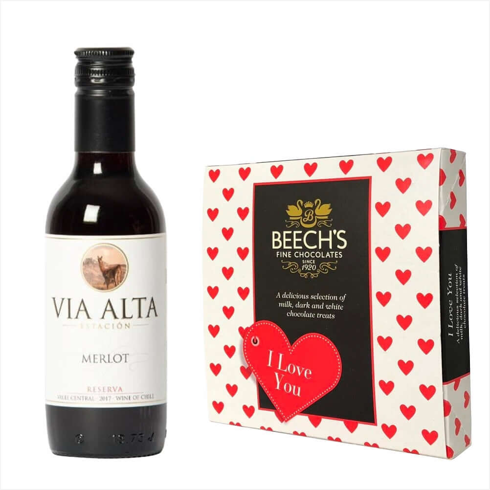 Via Alta Merlot 18.7cl Great stuff! & Love You ChocolatesVia Alta Merlot 18.7cl Great stuff! & Love You Chocolates Rich and concentrated that packs all you want from this easy drinking Merlot . Great stuff! & Continental Chocolates£11.99